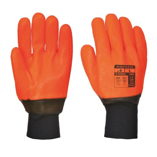 Manusi de protectie termica Impermeabile Hi-Vis   [A450] Portocaliu