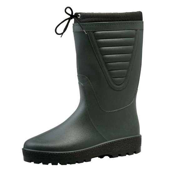 Cizme de protectie de iarna, fara bombeu, PC, culoare verde Cizme de protectie de iarna, fara bombeu, PC, culoare verde