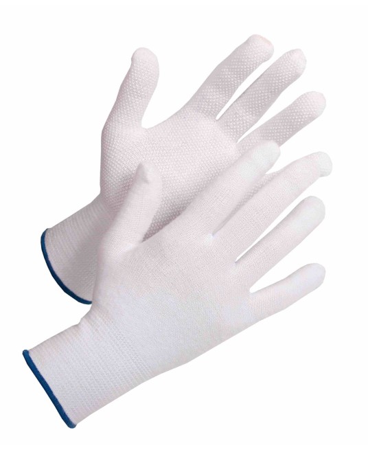 BUSTARD EVO Manusi de protectie bumbac + PVC,alb