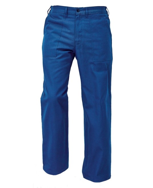 Pantaloni de lucru bumbac, 240g/m2, albastru