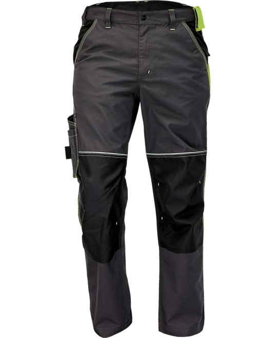 KNOXFIELD pantaloni gri/galben Gri si galben