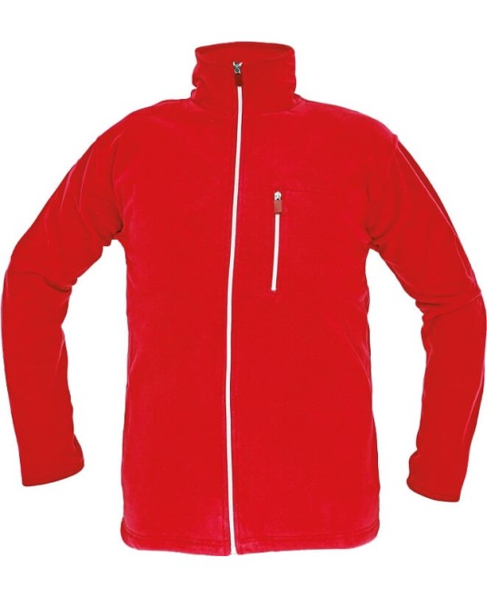 Fleece calduros si rezistent la vant, 280g/m2, rosu