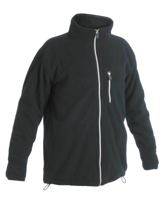 Fleece calduros si rezistent la vant, 280g/m2, negru
