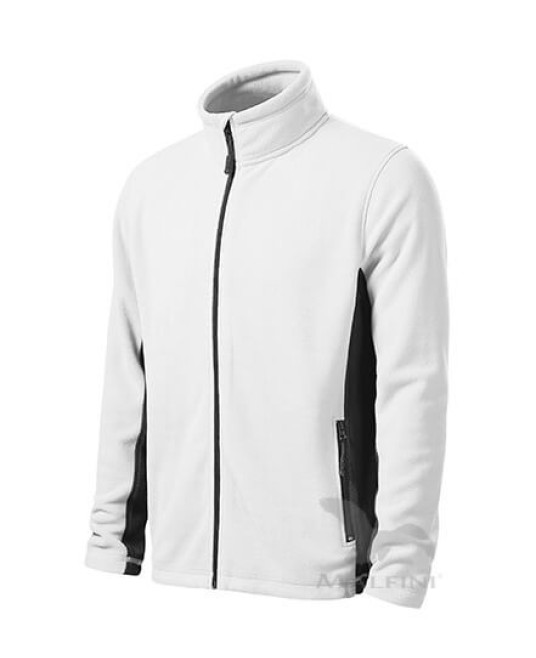 Fleece pentru barbati, calduros si rezistent la vant, bicolor,220g/m2 Alb