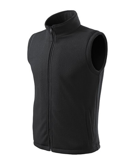 Vesta fleece unisex, calduroasa si rezistenta la vant, 280g/m2 Ebony Gray