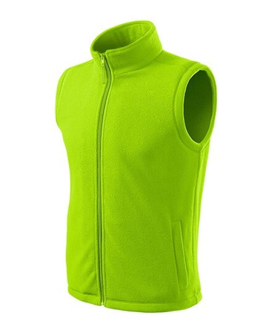 Vesta fleece unisex, calduroasa si rezistenta la vant, 280g/m2 Lime