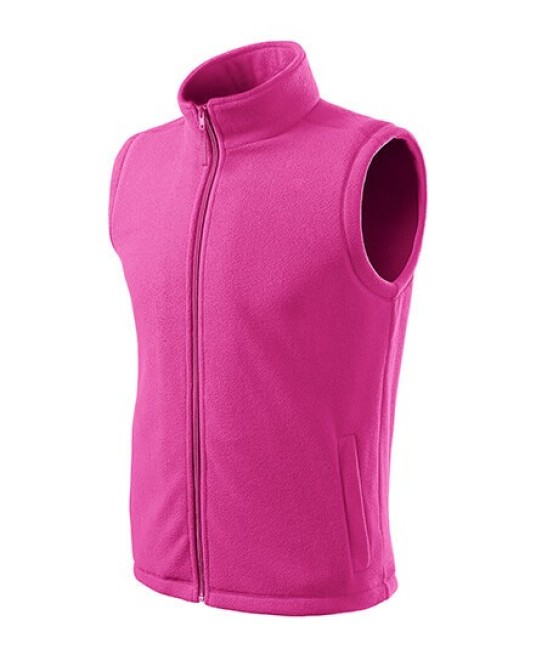 Vesta fleece unisex, calduroasa si rezistenta la vant, 280g/m2 Rosu fucsie