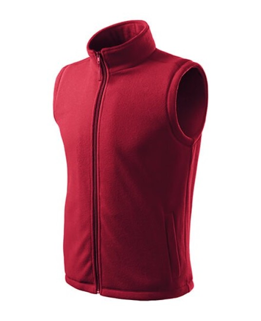 Vesta fleece unisex, calduroasa si rezistenta la vant, 280g/m2 Rosu marlboro