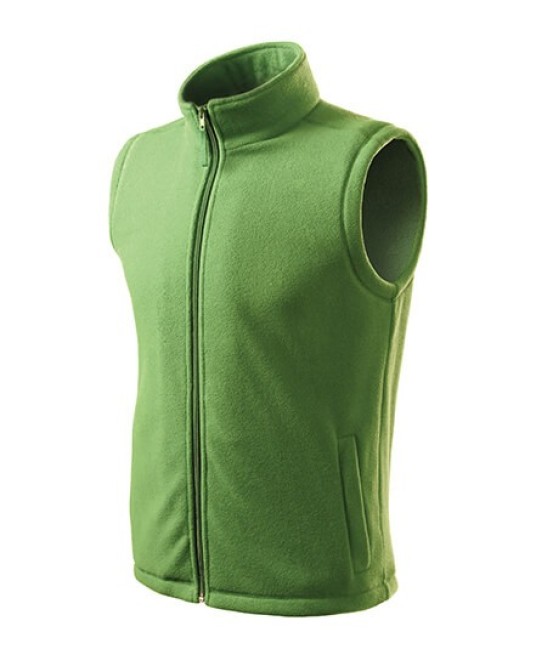 Vesta fleece unisex, calduroasa si rezistenta la vant, 280g/m2 Verde iarba
