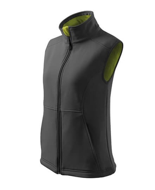 Vesta softshell femei Malfini Vision 516 Gri metalic