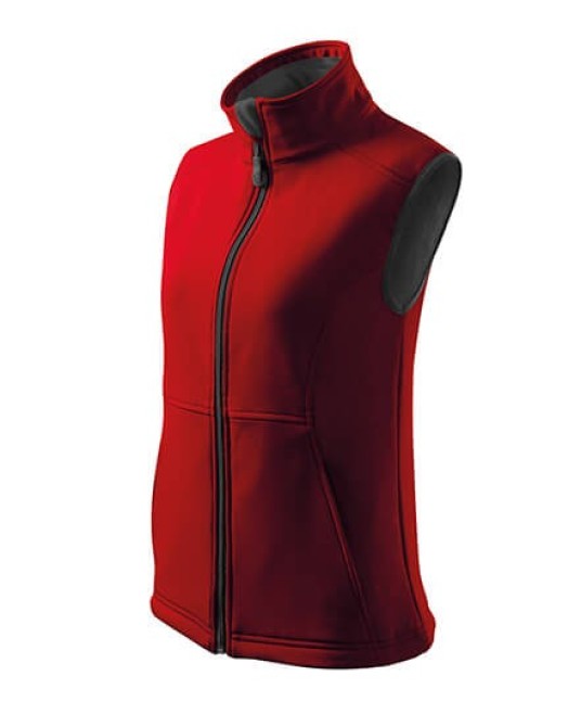 Vesta softshell femei Malfini Vision 516  Rosu