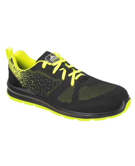 Pantofi de protectie sport, best seller S1P [FT25] Negru si verde