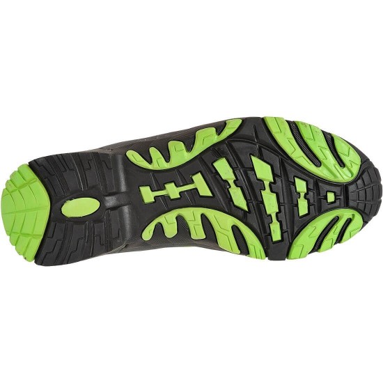 Pantofi de protectie, bombeu compozit si lamela,talpa phylon/cauciuc, S1P HRO [FC67] Negru si verde