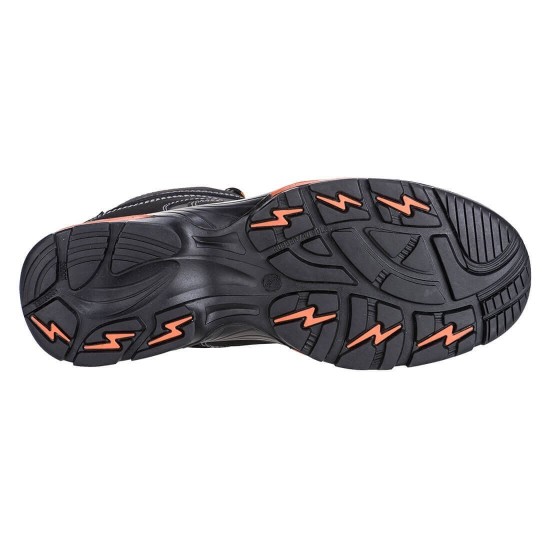 Pantofi de protectie, bombeu compozit si lamela, talpa poliuretan/cauciuc ,S3 HRO [FC61] Negru