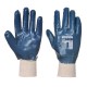 Manusi de protectie din nitril, rezistente la uleiuri si carburanti, manseta stransa[A300] Bleumarin
