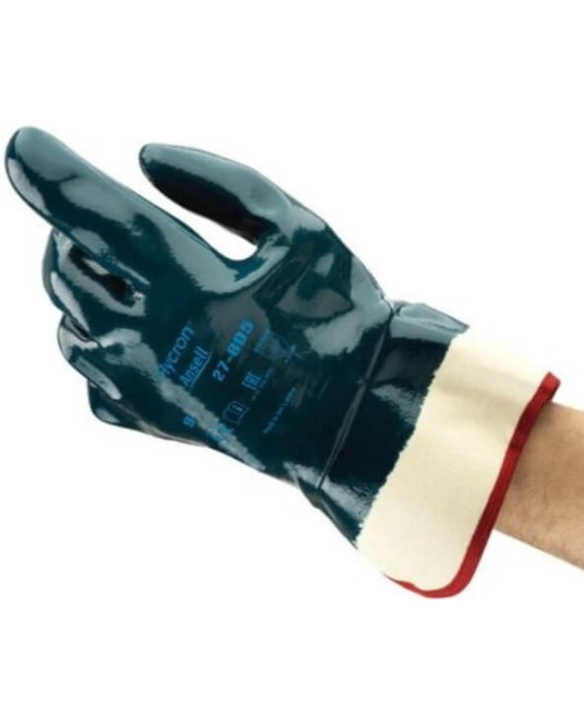 Ansell 27-805 Hycron Manusi de protectie nitril, de 3 ori mai durabila decat pielea Albastru
