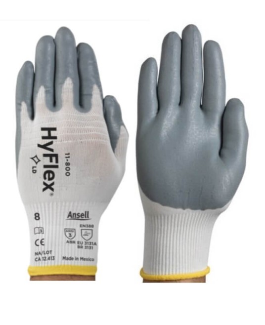 Ansell 11-800 HyFlex Manusi de protectie premium, spuma de nitril