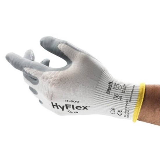 Ansell 11-800 HyFlex Manusi de protectie premium, spuma de nitril