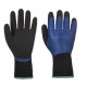 Manusi de protectie termica frig, impermeabile, strat dublu latex [AP01] Negru si albastru