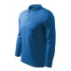Tricou polo maneca lunga barbati, bumbac,180g/m2 Malfini Single J. LS211 Albastru azuriu Tricou polo maneca lunga barbati, bumbac,180g/m2 Malfini Single J. LS211 Albastru azuriu