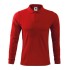 Tricou polo  maneca lunga  barbati, bumbac,180g/m2 Malfini Single J. LS211 Rosu