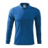 Tricou polo  maneca lunga  barbati, bumbac,180g/m2 Malfini Single J. LS211 Albastru azuriu