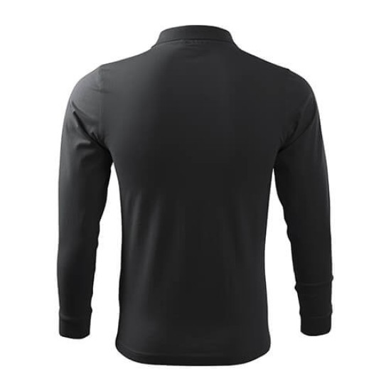 Tricou polo maneca lunga barbati, bumbac,180g/m2 Malfini Single J. LS211 Ebony Gray Tricou polo maneca lunga barbati, bumbac,180g/m2 Malfini Single J. LS211 Ebony Gray