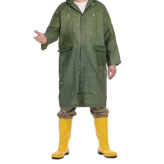Pelerina de ploaie PVC verde Pelerina de ploaie PVC verde