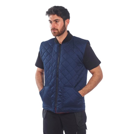 Vesta vatuita reflectorizanta, impermeabila, reversibila [S469] Galben