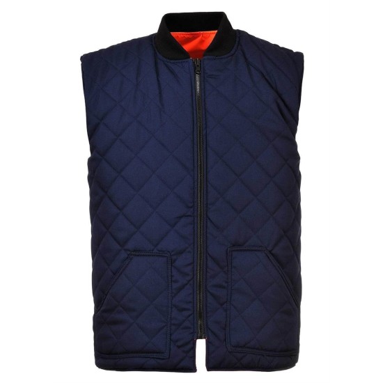 Vesta vatuita reflectorizanta, impermeabila, reversibila [S469] Portocaliu