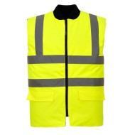Vesta vatuita reflectorizanta, impermeabila, reversibila [S469] Galben