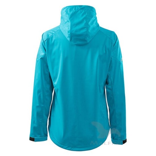 Jacheta softshell pentru femei, gluga, 3 straturi Albastru marin Jacheta softshell pentru femei, gluga, 3 straturi Albastru marin