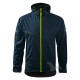 Jacheta softshell pentru barbati, gluga, 3 straturi Albastru marin