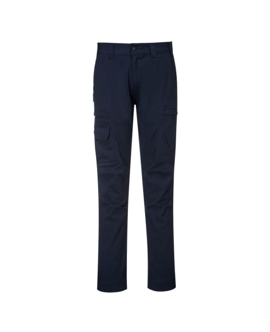 Pantaloni de lucru calitate premium Portwest, bumbac 255g, colectia KX3 [T801] Bleumarin