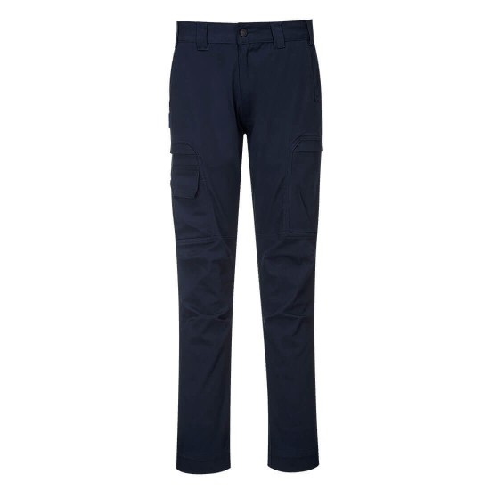 Pantaloni de lucru calitate premium Portwest, bumbac 255g, colectia KX3 [T801] Bleumarin
