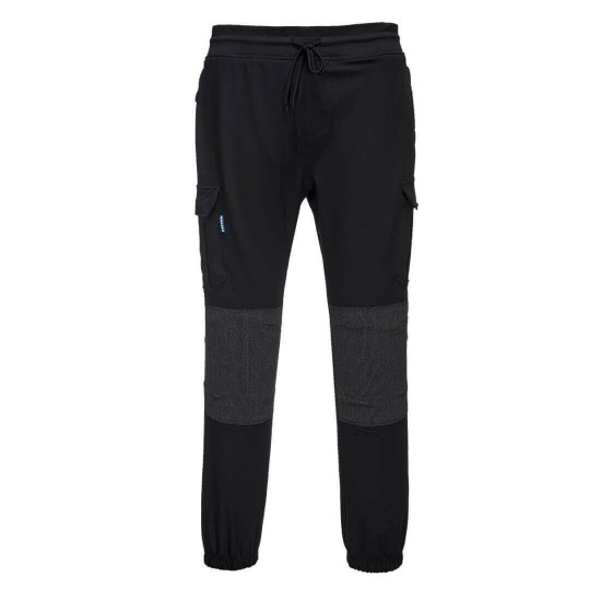 Pantaloni de lucru model sport, intariti in genunchi, snur in talie,colectia KX3 [T803] Negru