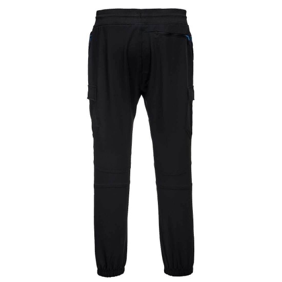 Pantaloni de lucru model sport, intariti in genunchi, snur in talie,colectia KX3 [T803] Negru