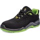 Pantofi de protectie ESD foarte comozi S1P Negru cu verde Pantofi de protectie ESD foarte comozi S1P Negru cu verde