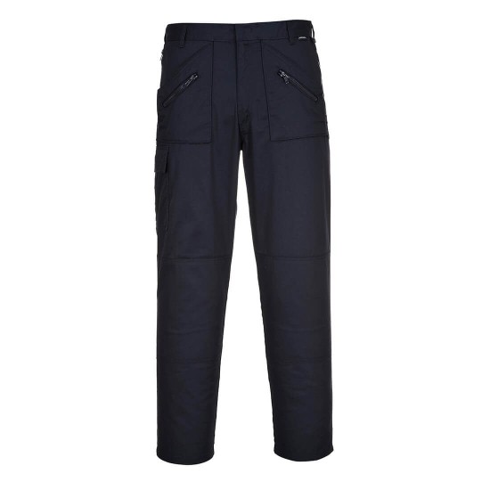 Pantaloni de lucru rezistenti, 11 buzunare, tercot, 245g/m2, eXtra tall, bleumarin