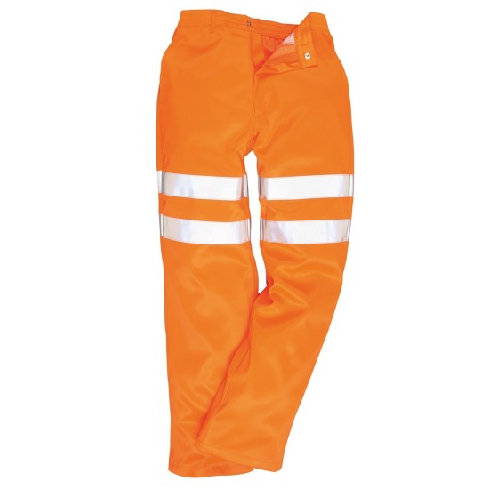 Pantaloni de protectie reflectorizanti, HiVis, tercot, 280g/m2 [RT45] Portocaliu