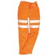 Pantaloni de protectie reflectorizanti, HiVis, tercot, 280g/m2 [RT45] Portocaliu