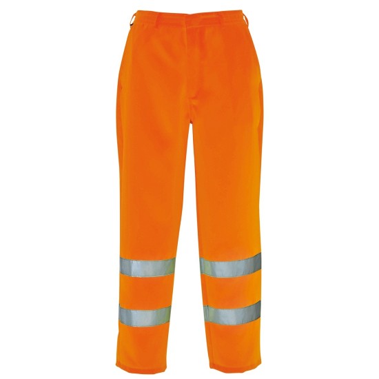 Pantaloni reflectorizanti Hi-Vis polibumbac [E041] Portocaliu