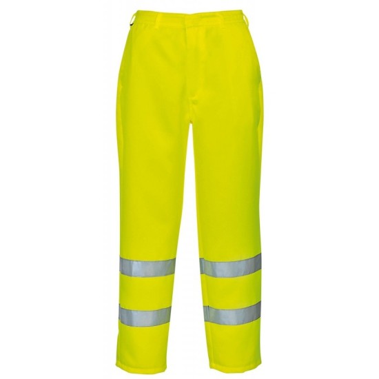 Pantaloni reflectorizanti Hi-Vis polibumbac [E041] Galben