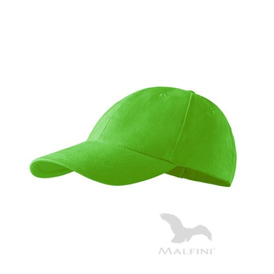 Sapca unisex Malfini 6P 305, bumbac 340g/m2 Verde mar