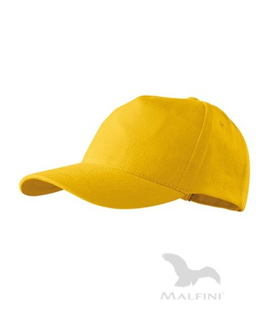 Sapca unisex Malfini 5P 307, bumbac 340g/m2 Galben