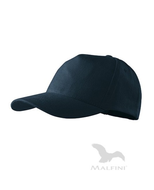 Sapca unisex Malfini 5P 307, bumbac 340g/m2 Albastru regal