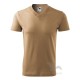 Tricou barbati V-neck 102 Malfini, bumbac 160g/m2 Verde sticla