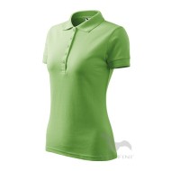 Pique Polo tricou polo maneca scurta pentru femei [210 Pique Polo] Verde iarba
