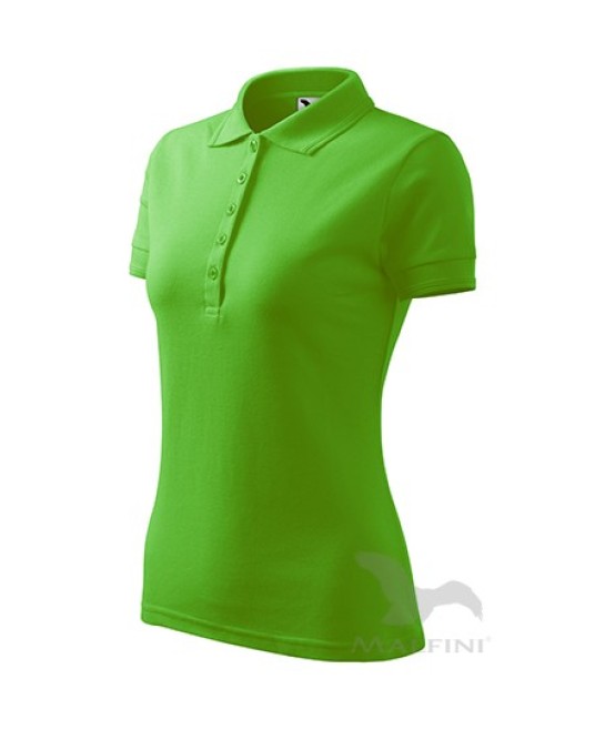 Pique Polo tricou polo maneca scurta pentru femei [210 Pique Polo] Verde mar