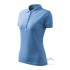 Pique Polo tricou polo maneca scurta pentru femei [210 Pique Polo] Albastru deschis